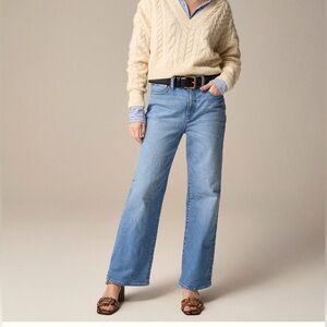 J.Crew RE-96 Full-Length Wide-Leg Jeans – Light Wash – Size 31 – Fall 2024